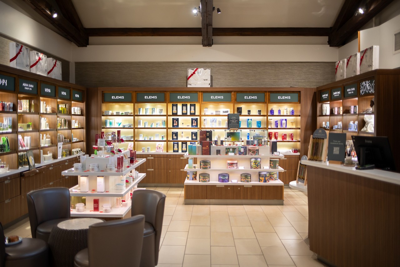 Inside the Forest Spa Boutique.